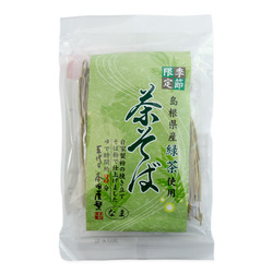 12891 honda shoten raw green tea soba noodles